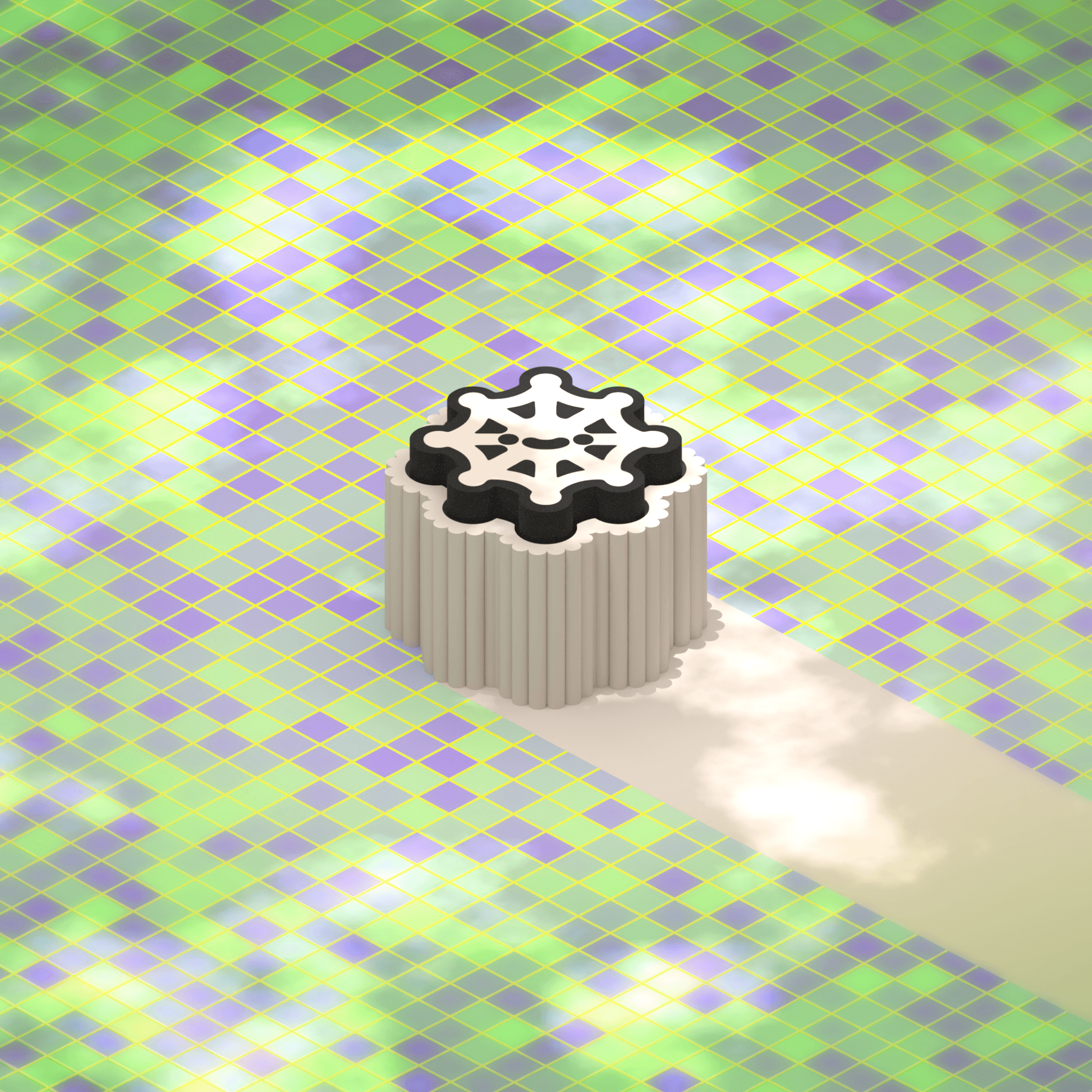 Cute Clicker Spider Web Collection | No AMS | Print-in-place | Support-free 3d model