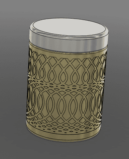 Stash Jar-76mm x 100 mm 3d model