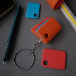 Folder Keychain | Computer Folder Keychain 3d model