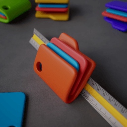 Folder Keychain | Computer Folder Keychain 3d model