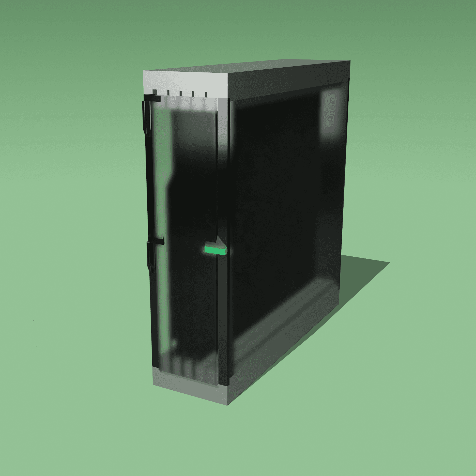 Bambu Lab P1P / X1 Build Plate Locker #ThangsBambuContest 3d model