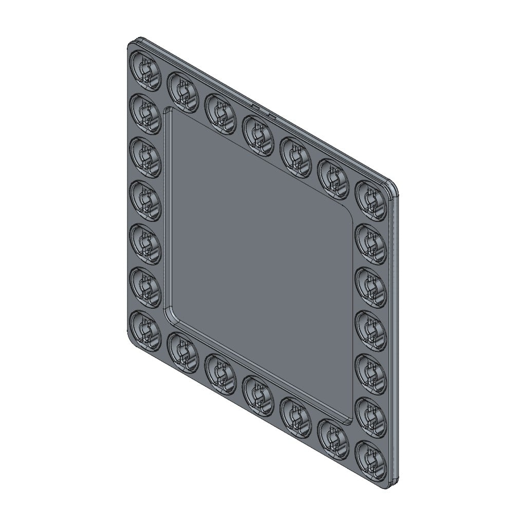 D-LOCK_PANEL.7X7-Light 3d model