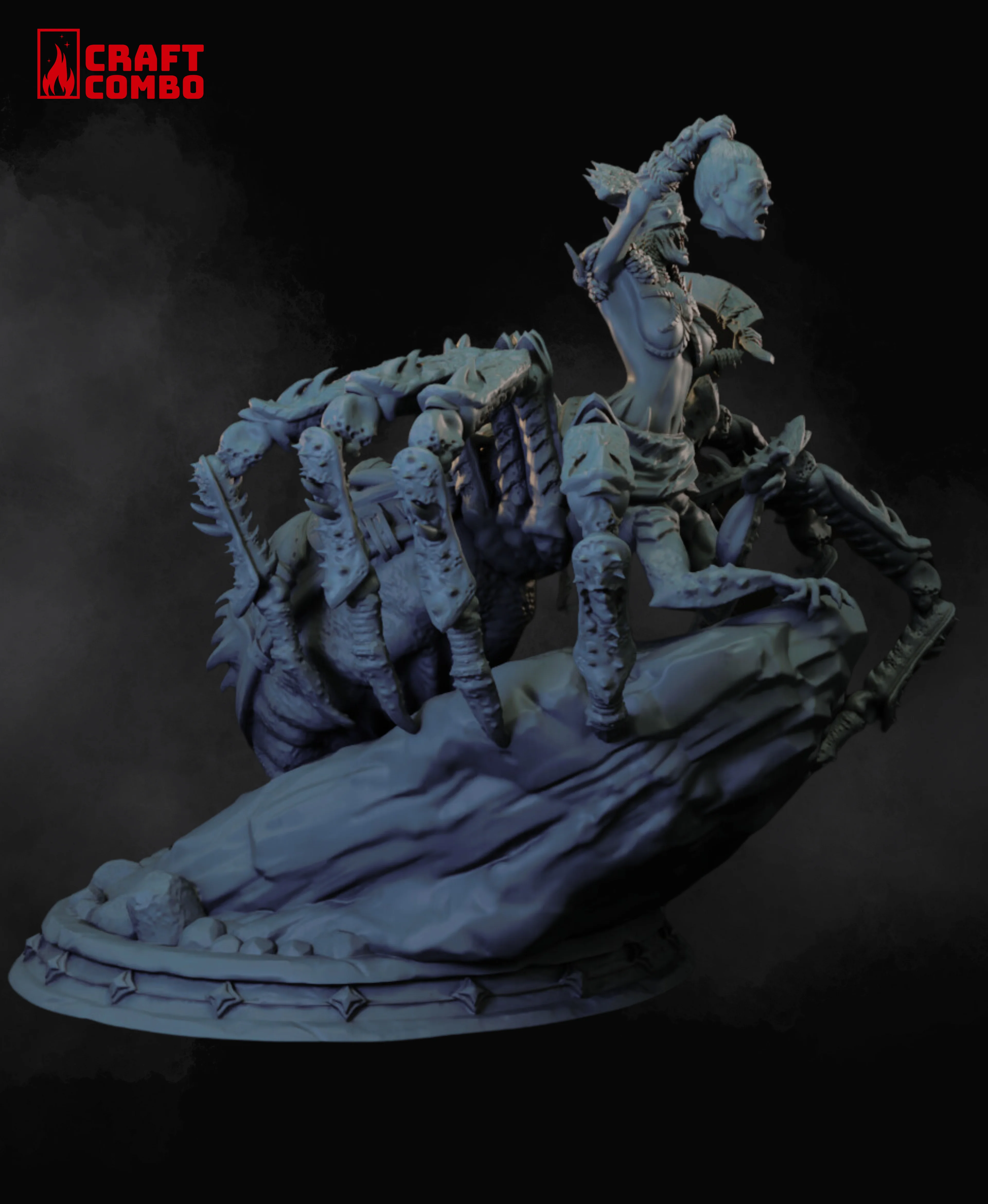 Drider - D&D Mini 3d model