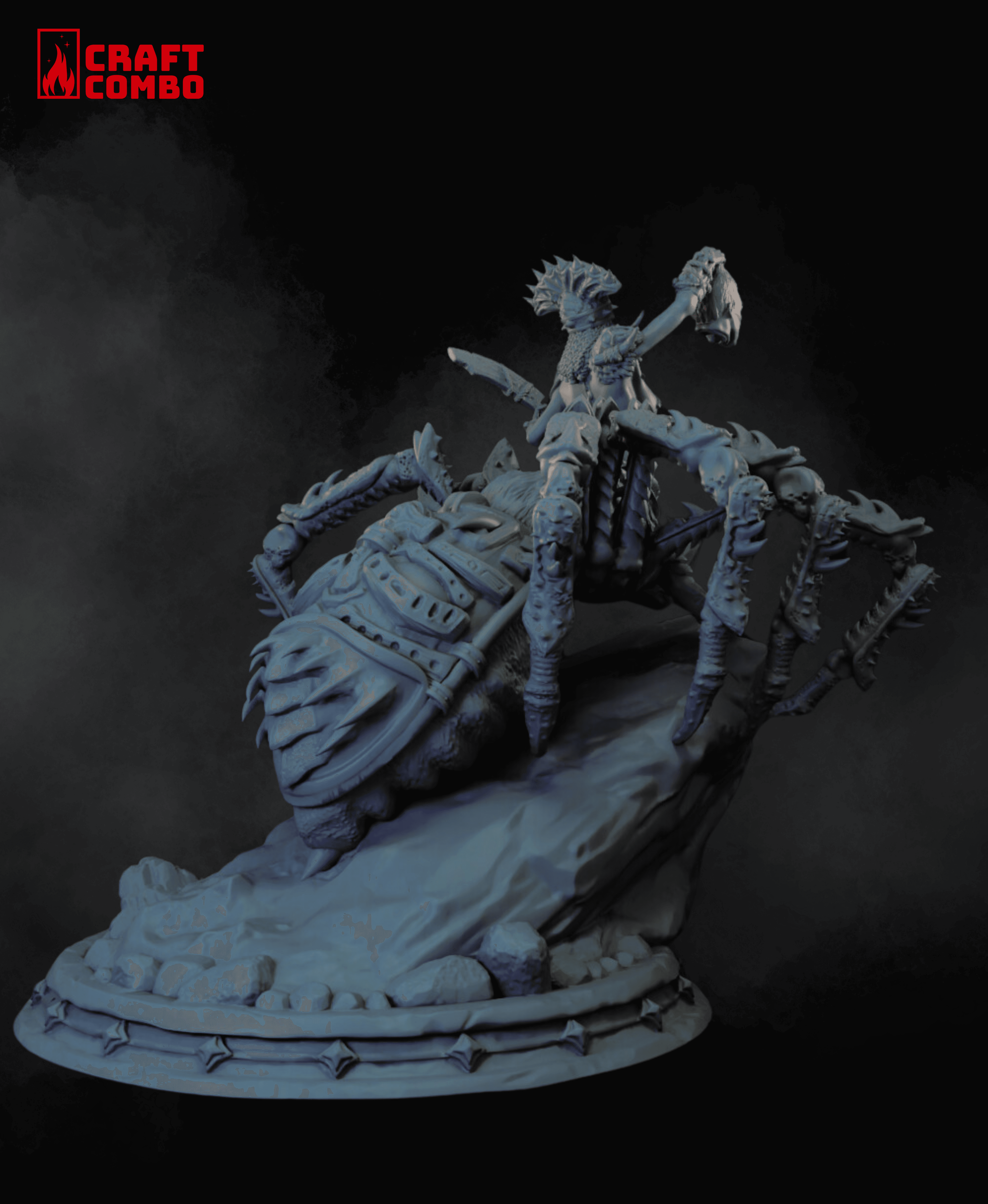 Drider - D&D Mini 3d model