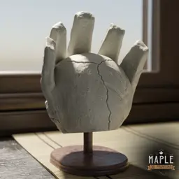 Hitmonchan Skull - Solid & Hollow 3d model