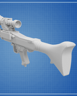 DLT-19X Blaster - Star Wars 3d model