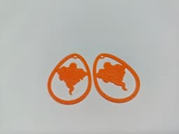 Halloween Earrings 3d model