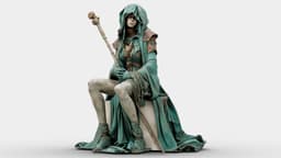 Dustbound Seer Sculpture 3d model
