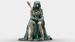 Dustbound Seer Sculpture 3d model