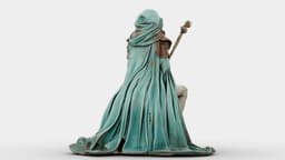Dustbound Seer Sculpture 3d model