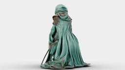 Dustbound Seer Sculpture 3d model
