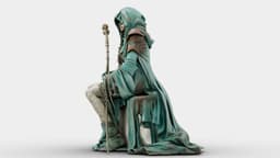 Dustbound Seer Sculpture 3d model