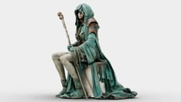 Dustbound Seer Sculpture 3d model