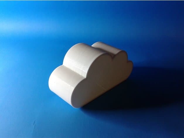 Cloud, nestable box 2 (v1) 3d model