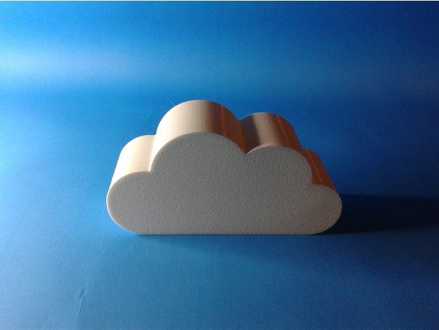 Cloud, nestable box 2 (v1) 3d model