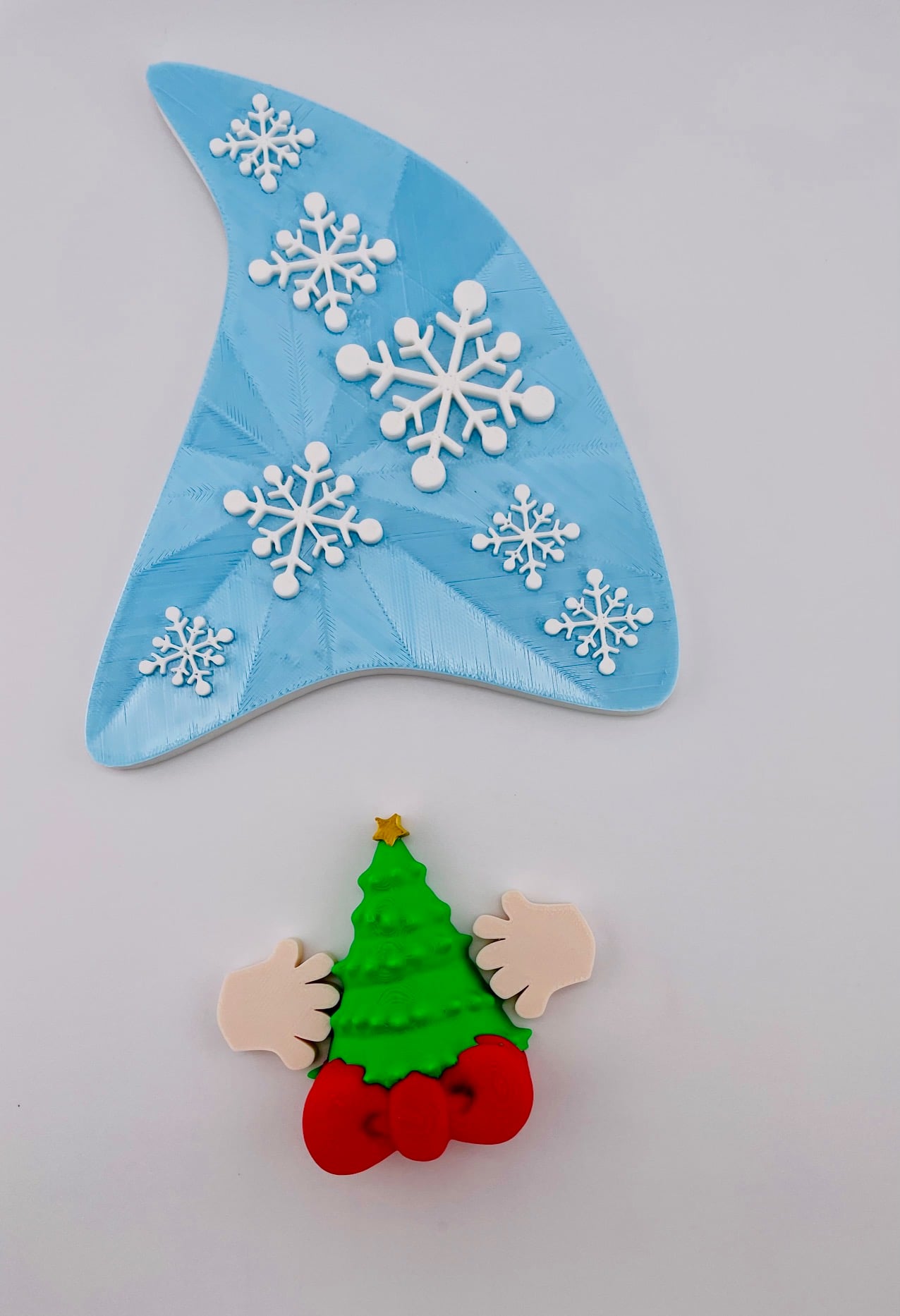 Magnetic Snowflake Hat For Modular Gnome Sign 3d model