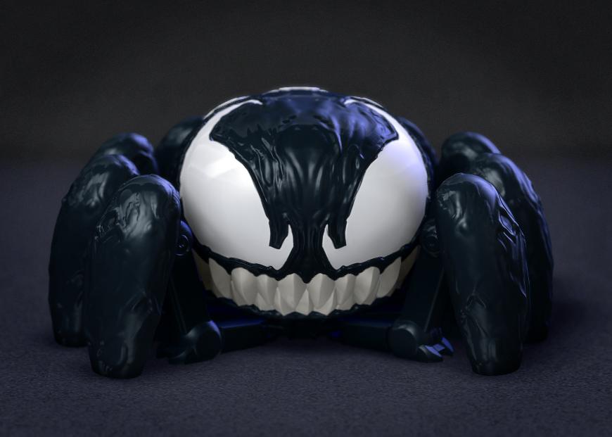 Venom E Spiderbot 3d model