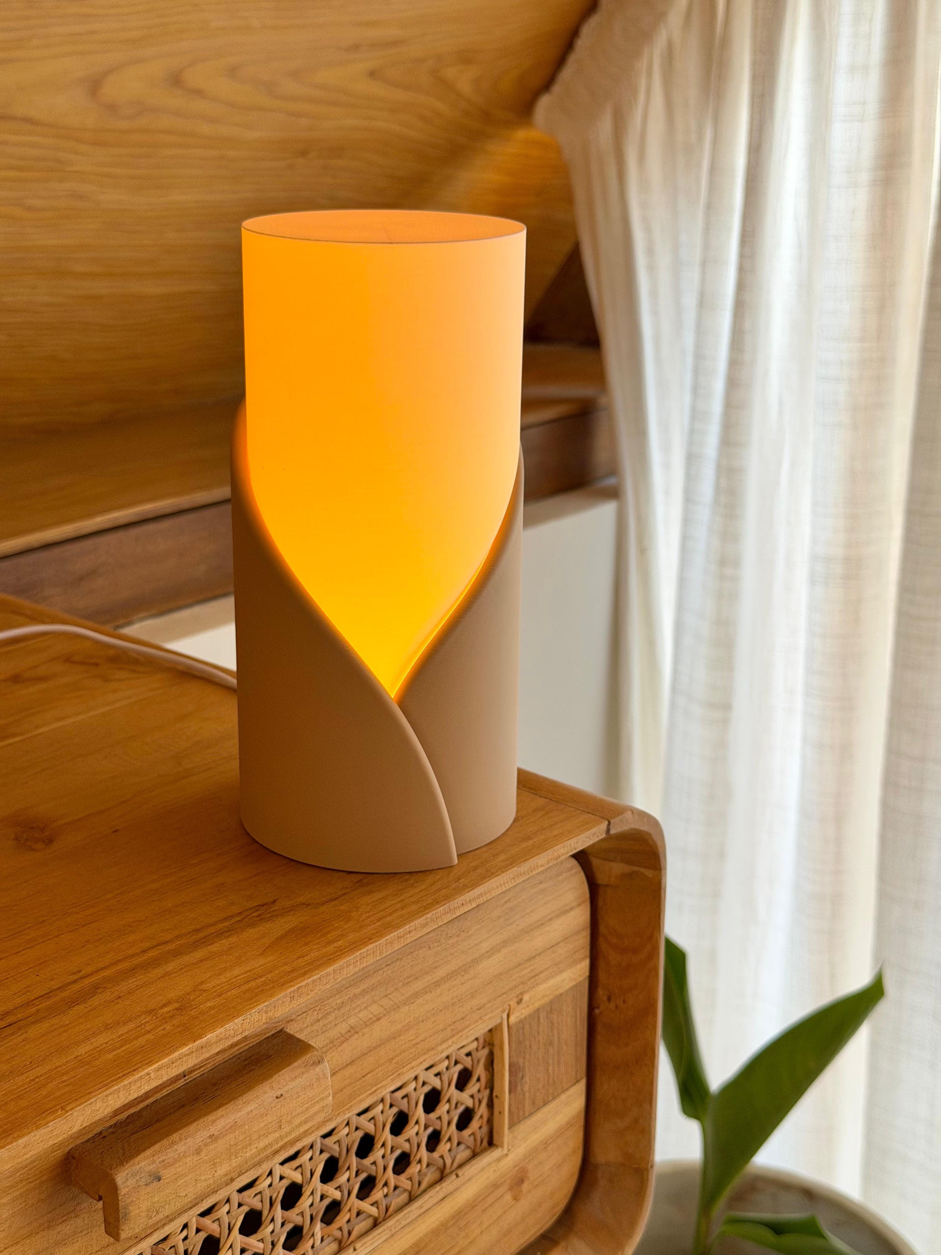 WRAPIS Wrap Lamp – Minimalist Table Lamp for Bambu Lab LED Lamp Kit 001 3d model