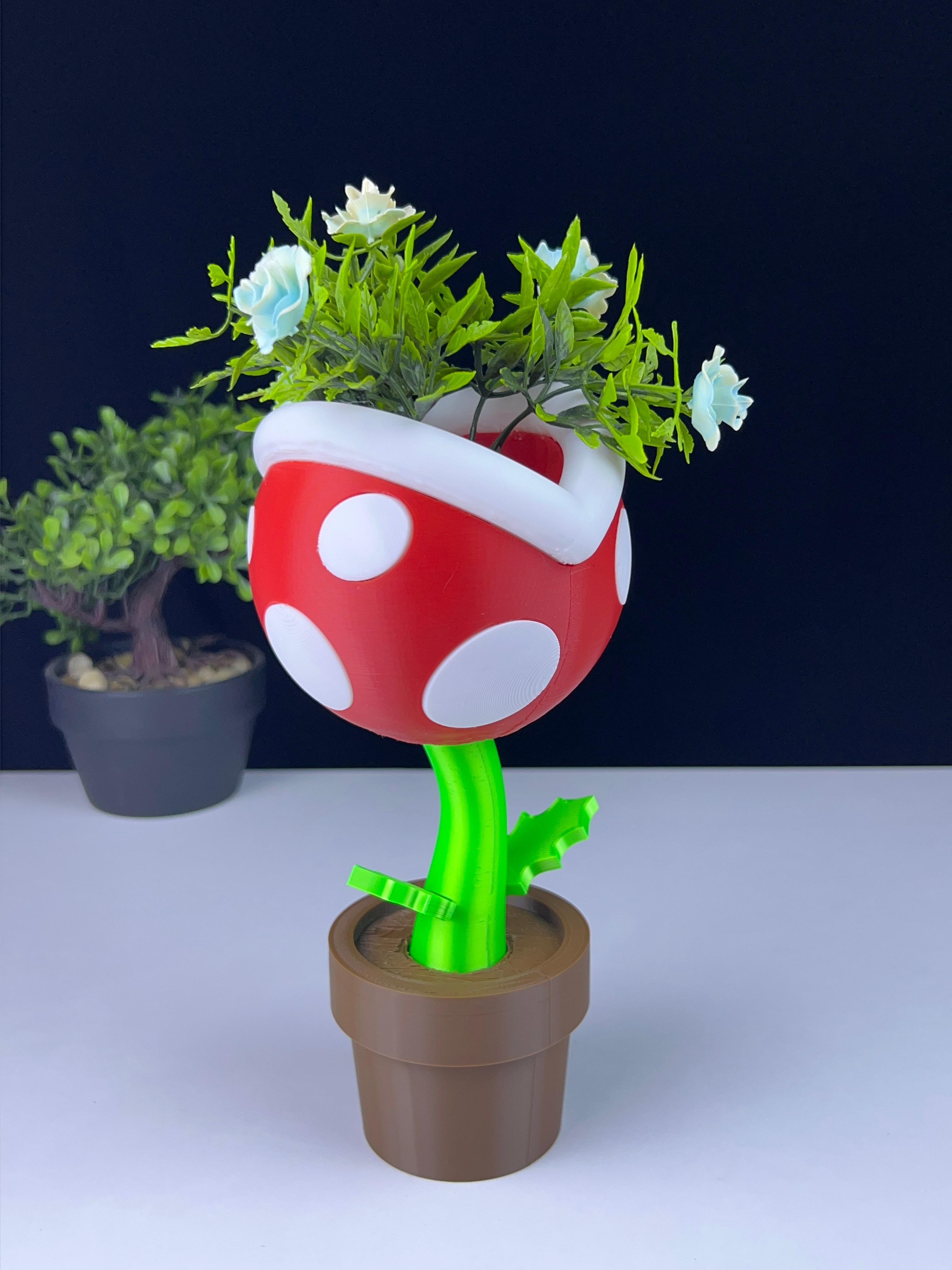 Piranha Plant planter 3d model