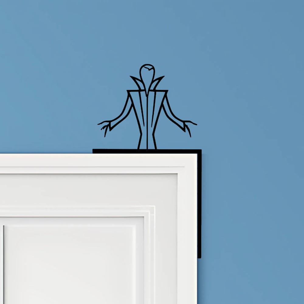 Dracula Door Corner Decor 3d model