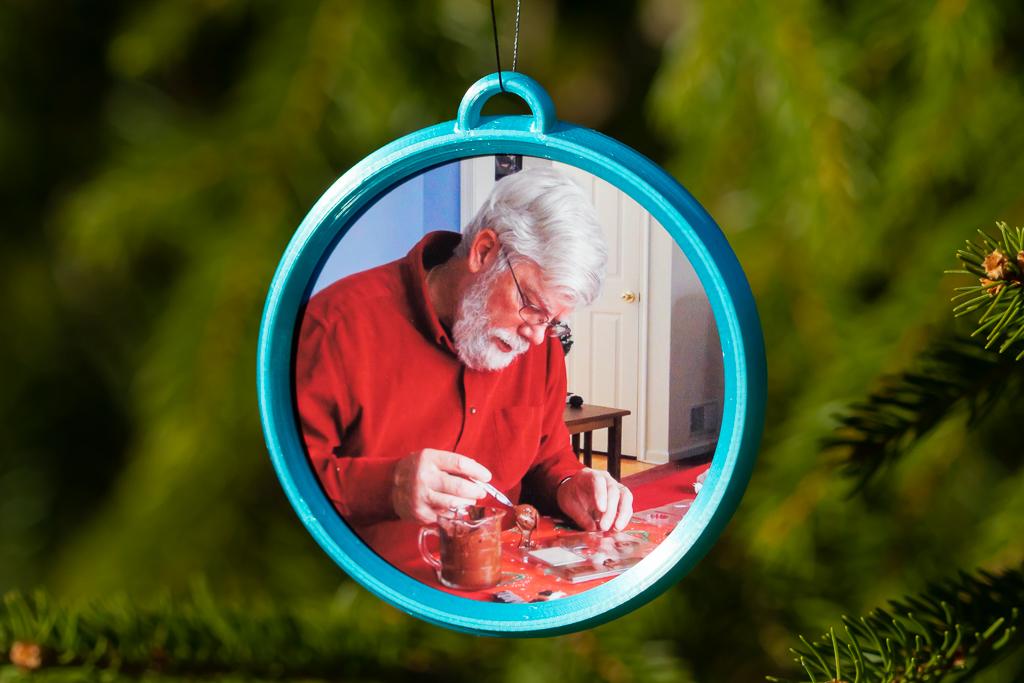 Picture Frame Christmas Ornament 3d model
