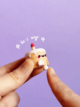 Cute Articulated & Clicker Layer Cake | Print-in-place | Support-free 3d model