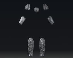 Tigris of Gaul Armor - 3D Print Files 3d model
