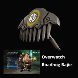Roadhog Bajie Skin Hook – Overwatch cosplay prop – Split Parts 3d model