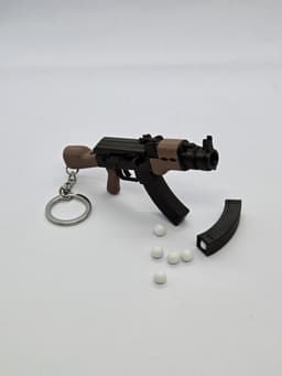 AK-47 Keychain — Functional Blaster Toy 3d model