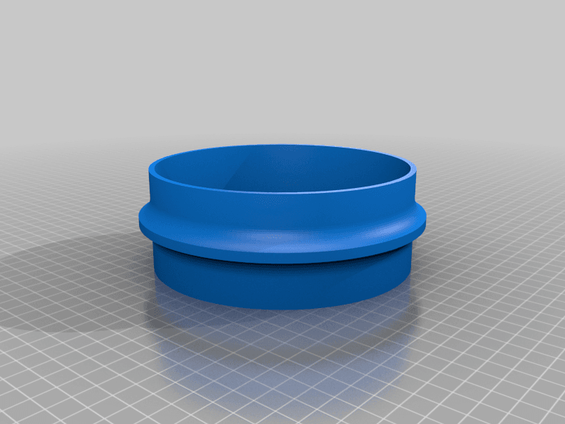 AC vent host adapter 145 mm 3d model
