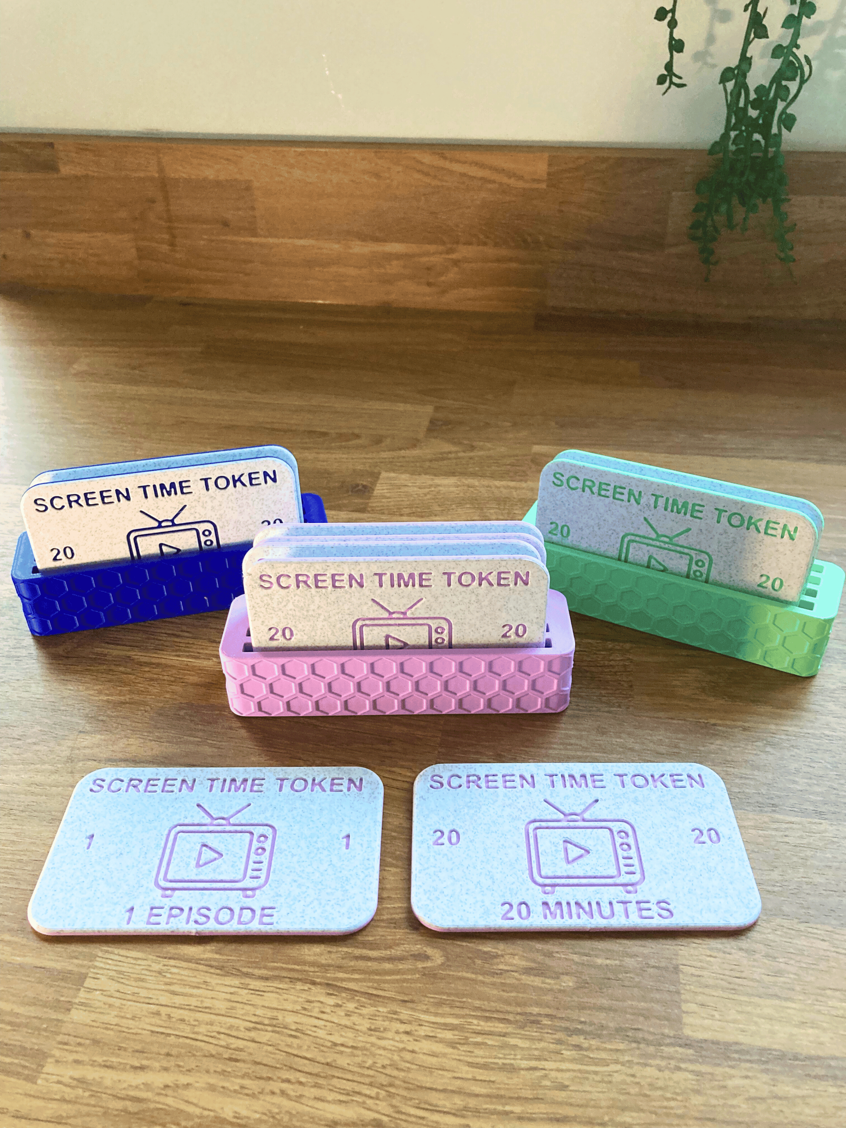 Kids Screen Time Tokens | TV Time | Chores For Screen Time 3d model