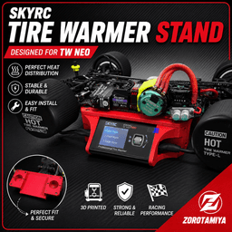 SkyRC TW Neo Tire Warmer Stand – RC Touring Car Setup Station | 3D Printable STL 3d model