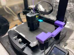 Nebula Camera Mount for Ender 3V3 KE/SE - Input-Shaper Friendly 3d model
