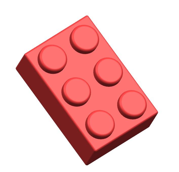 Toy Brick.prt 3d model