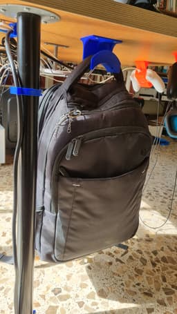 BackPack Hook Under Desk Reinforced 3d model