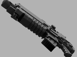 Bolter Rifle SpaceMarine 2 1:1 Replica Cosplay 3d model