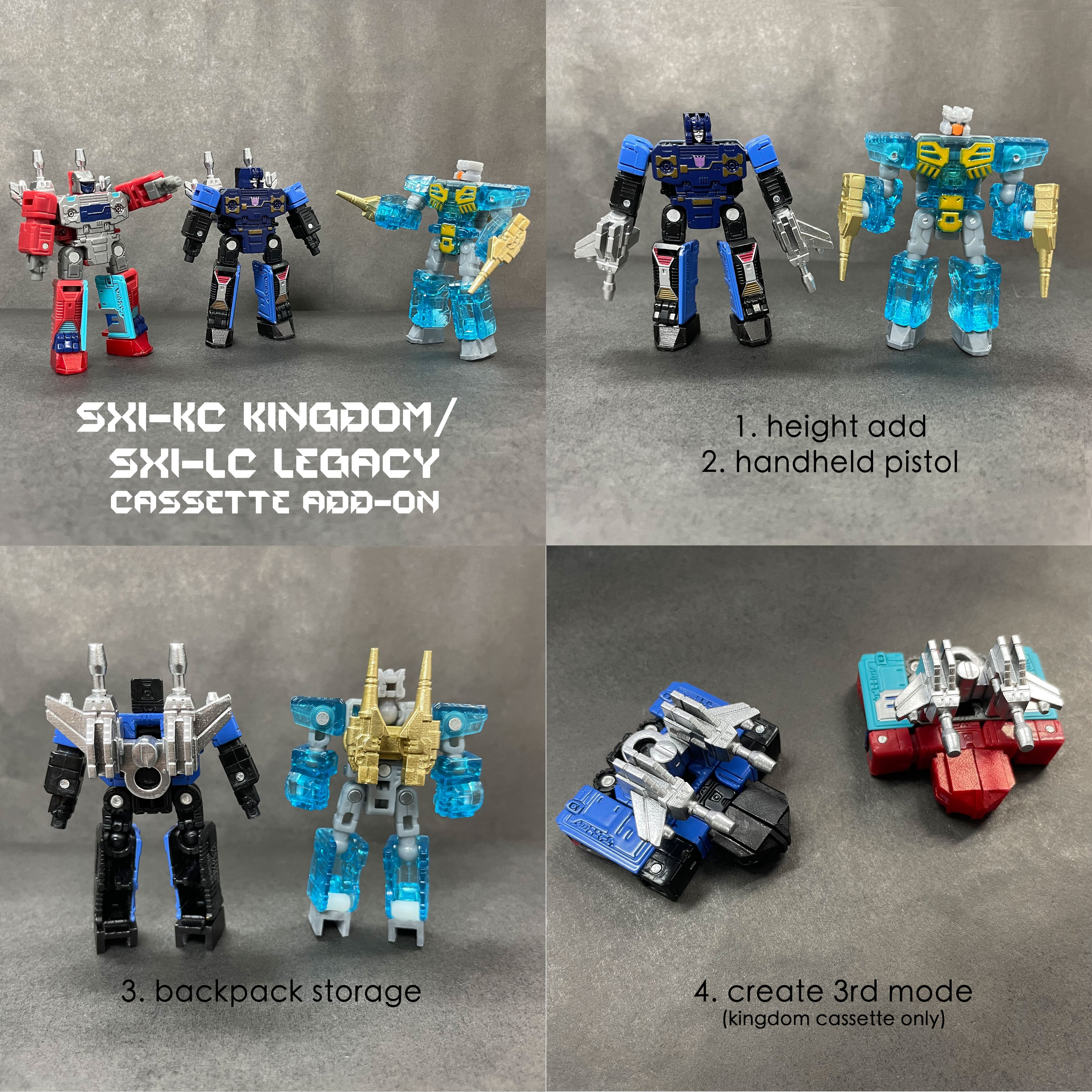 TF Legacy cassette warriors feet 3d model