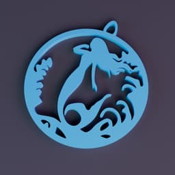 Mermaid_Pendant 3d model