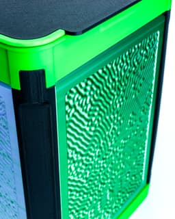 Wireframe Wastebin Skin // Reaction Diffusion 3d model