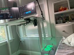 Drag chain for flexispot standing desk 3d model