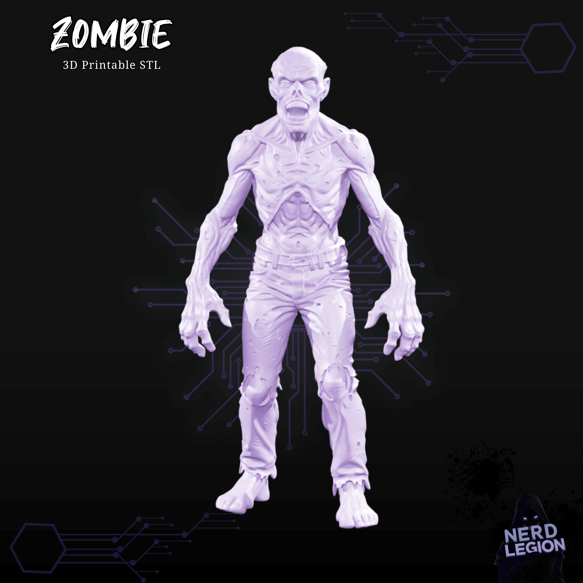 Zombie - Dungeons and Dragons 3D Model 3d model