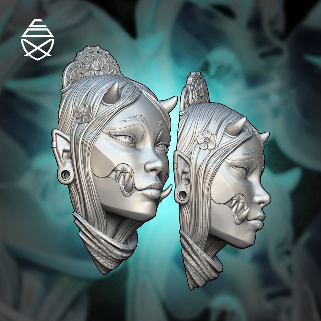 Kuchisake Wall Mask 3d model
