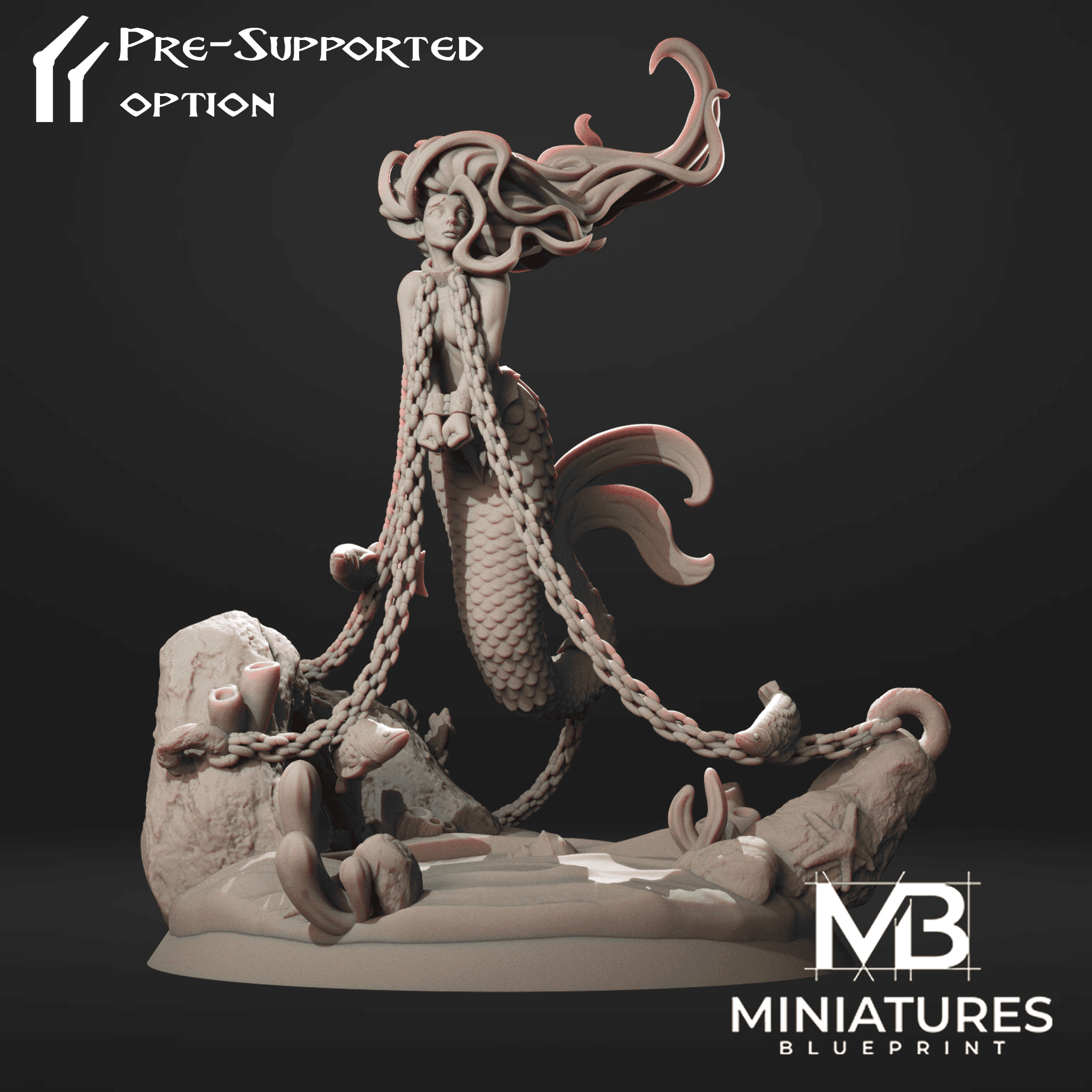 Chained Mermaid 3d model