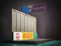 Melbourne Formula 1 Racetrack Diorama V2 for Hot Wheels and 1:64 Diecast Cars & Figure 3d model