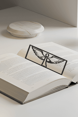 Angel Bookmark, Creativity Bookmark, Gift Idea 3d model