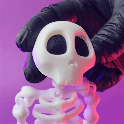 ClinkerBone - Halloween flexi skeleton 3d model