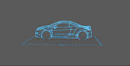 Peugeot - RCZ Wall Art 3d model