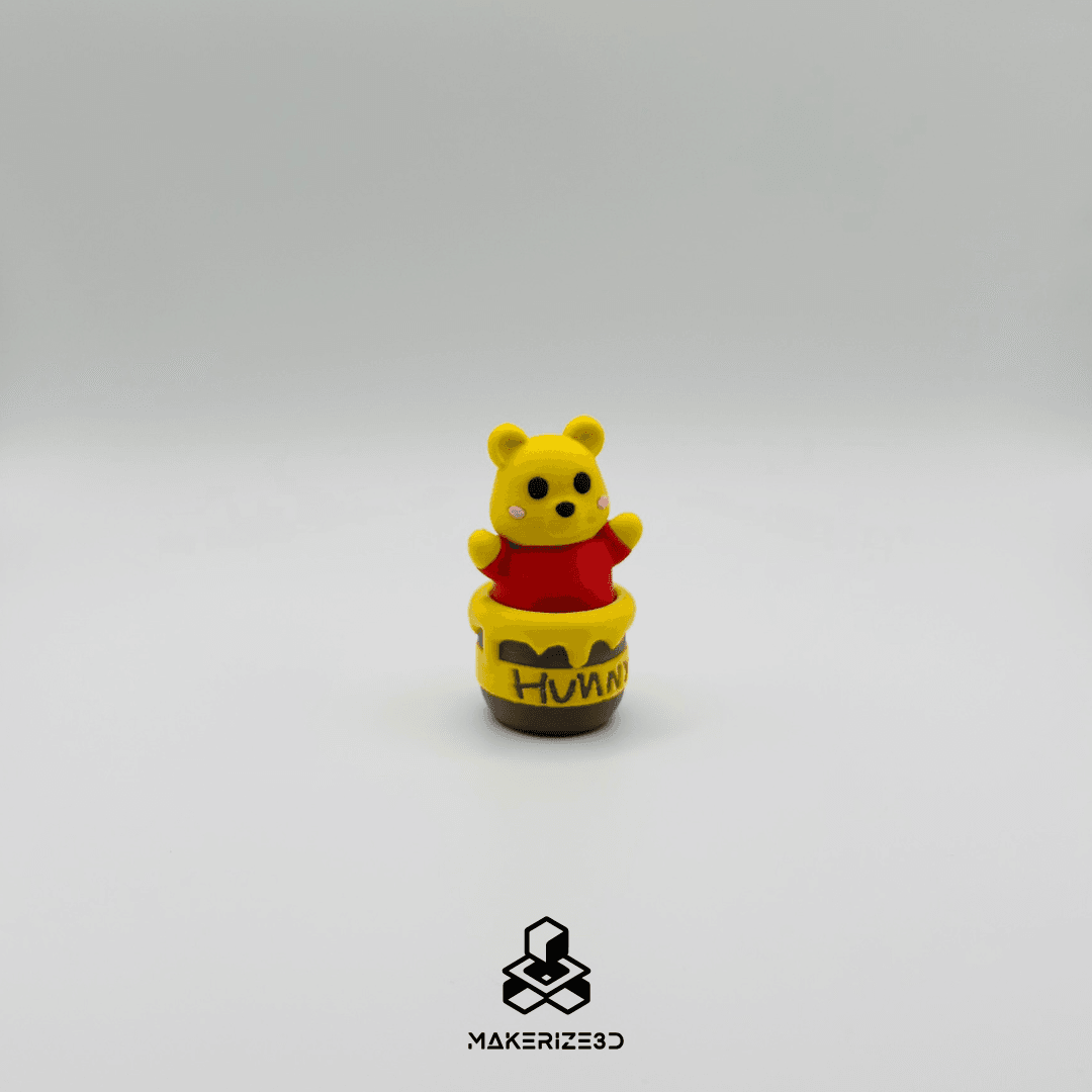 Pooh Fidget Clicker 3d model