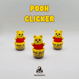 Pooh Fidget Clicker 3d model