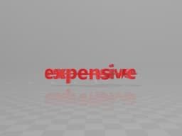 music - expensive ... a 2 side thing 3d model